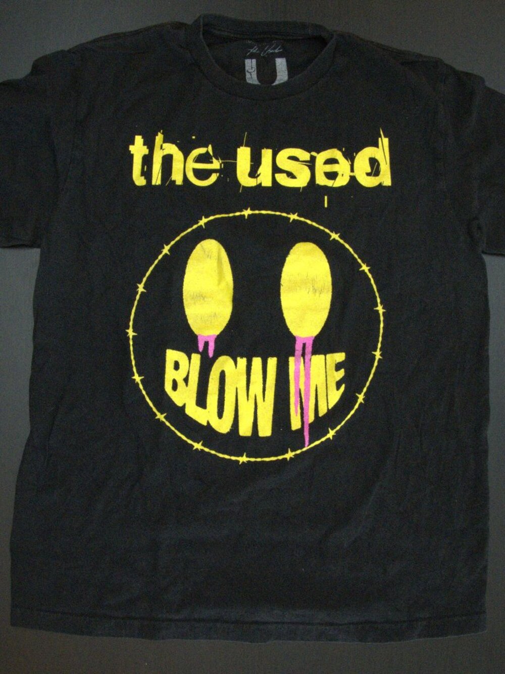 The Used "Blow Me" T-Shirt Unisex Size M RARE - GOOD CONDITION